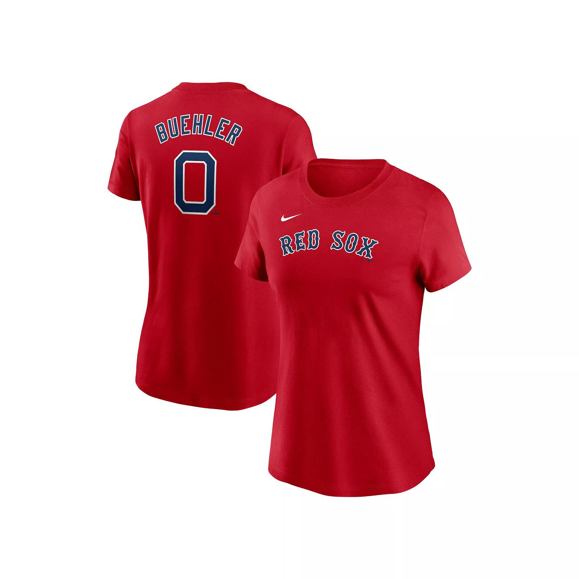 Women's Nike Walker Buehler Red Boston Red Sox Fuse Name & Number T-Shirt,  Product Image