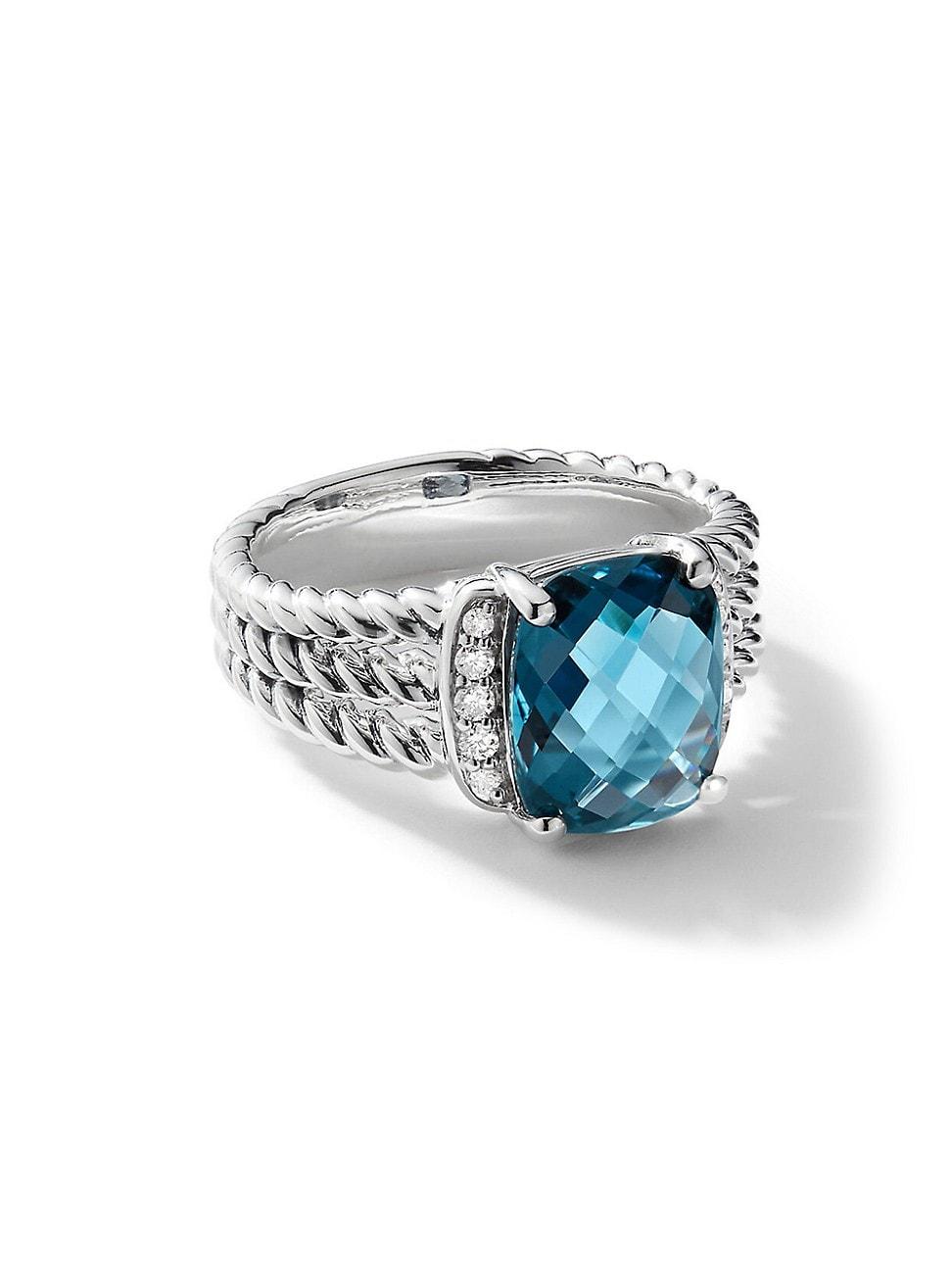 Womens Petite Wheaton Ring With Pav Diamonds Product Image