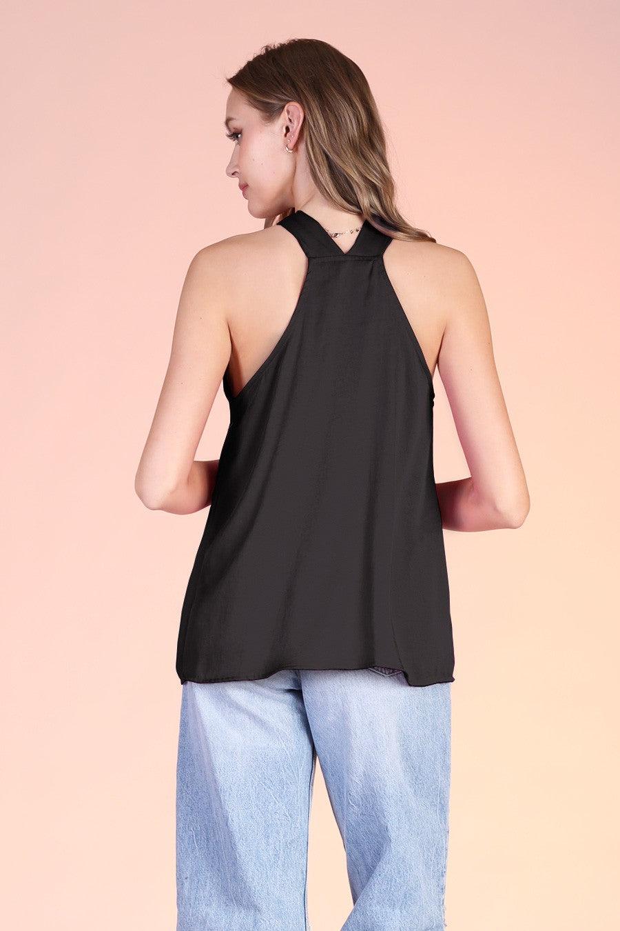 Raelynn Silky Cut Out Top Product Image