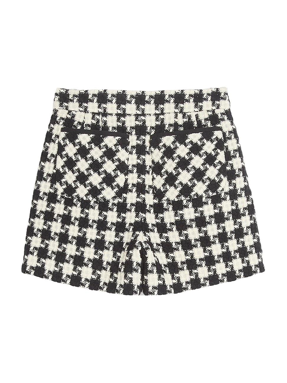 Womens Damier Light Tweed Shorts Product Image