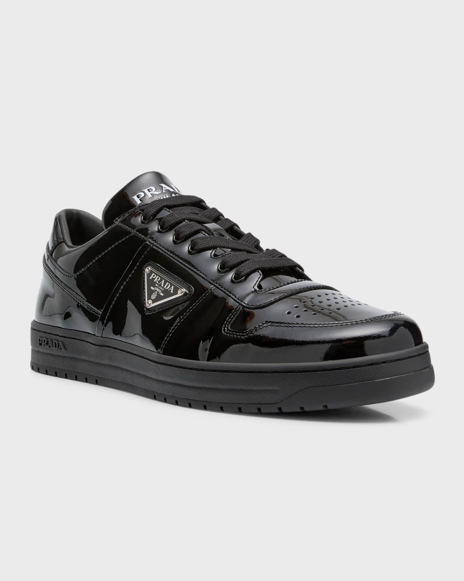 Men's Downtown Patent Leather Low-Top Sneakers Product Image