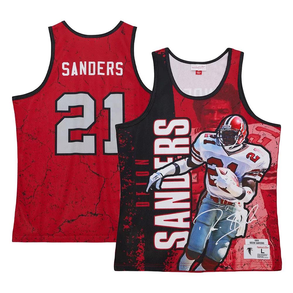 Mens Mitchell & Ness Deion Sanders Atlanta Falcons 1989 Player Burst Tank Top Product Image