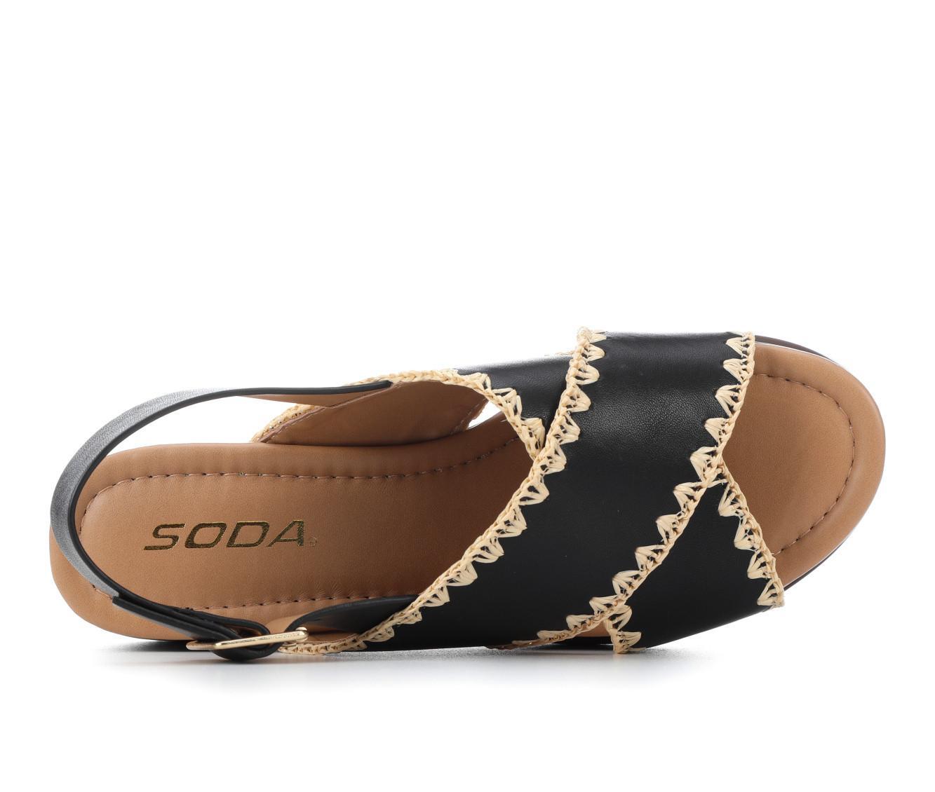 Women's Soda Once-S Wedge Sandals Product Image