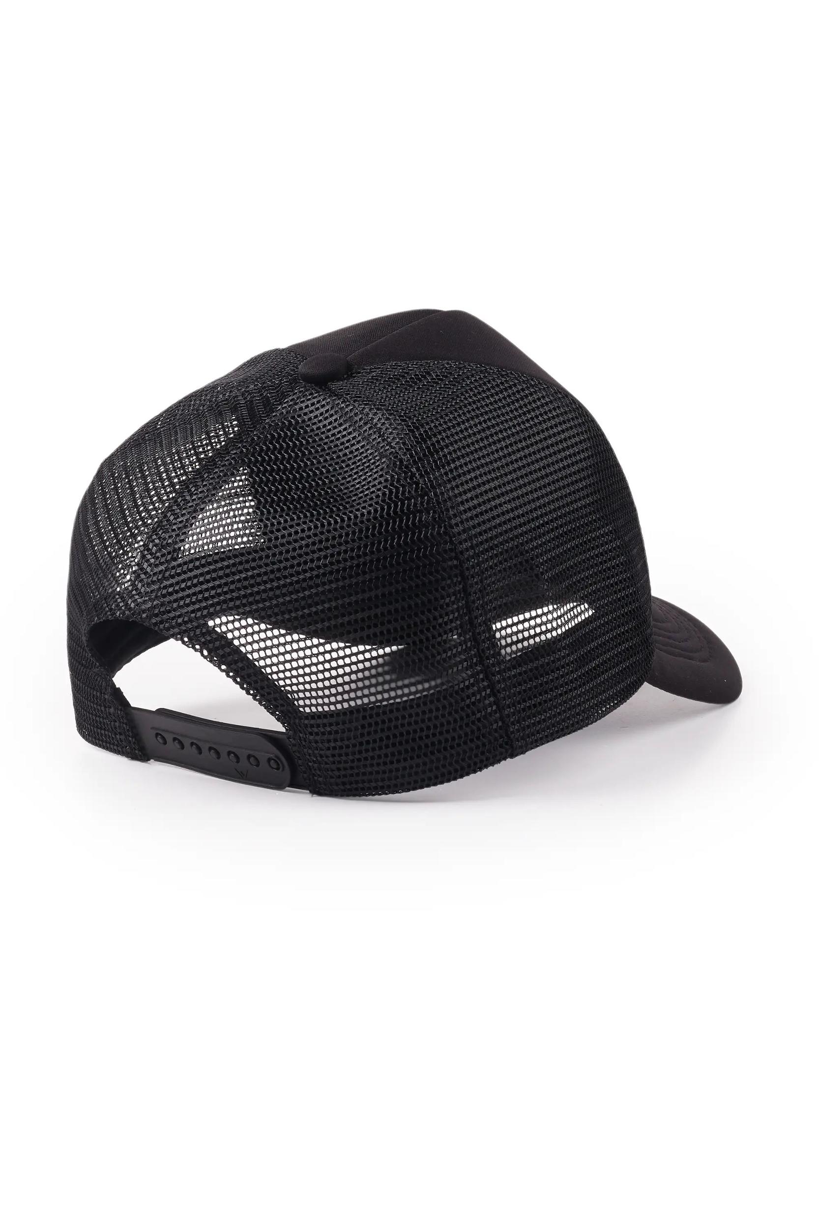 Donique Black Trucker Hat Female Product Image