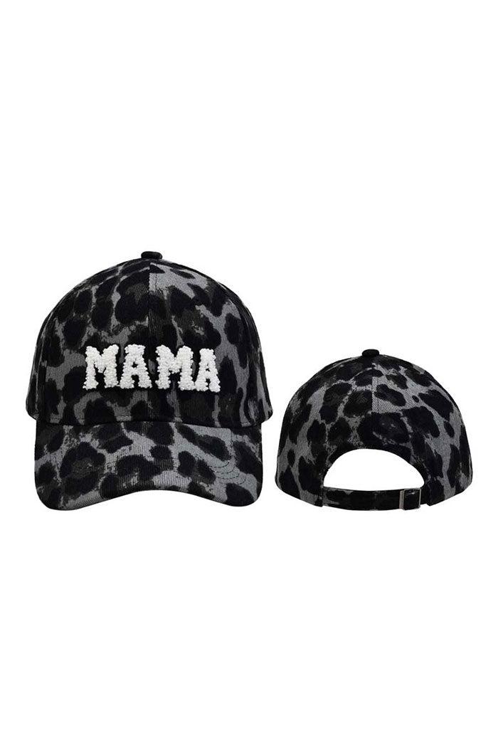 Mama Embroidered Corduroy Cap Product Image