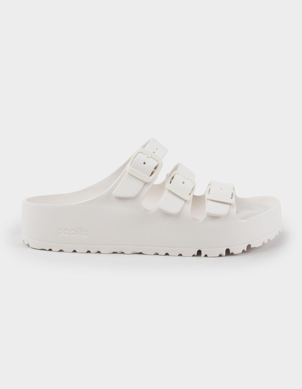 BIRKENSTOCK Papillio Florida III Womens Platform Sandals - EGGSHELL Product Image