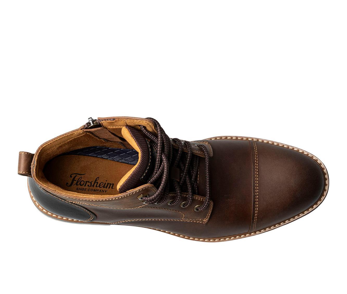 Men's Florsheim Renegade Cap Toe Lace Up Boots Product Image