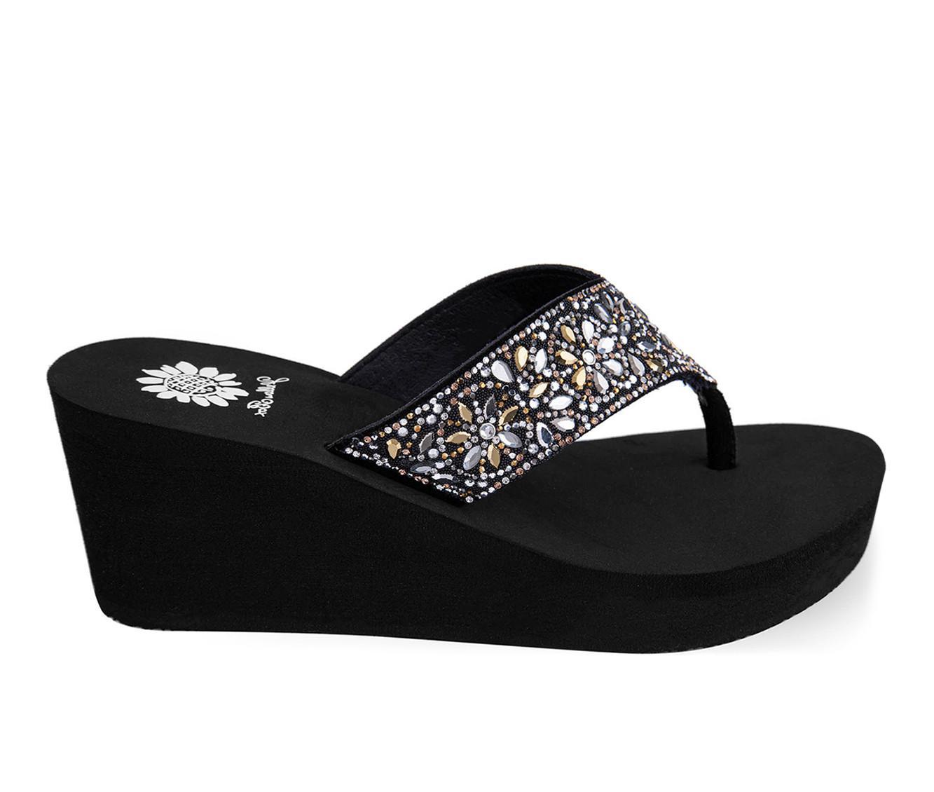 Women's Yellow Box Enola Flip-Flops Product Image