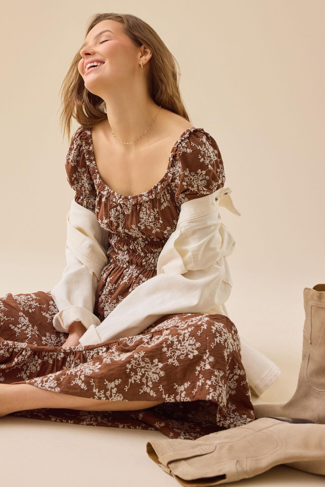 Aura Floral Maxi Dress Product Image