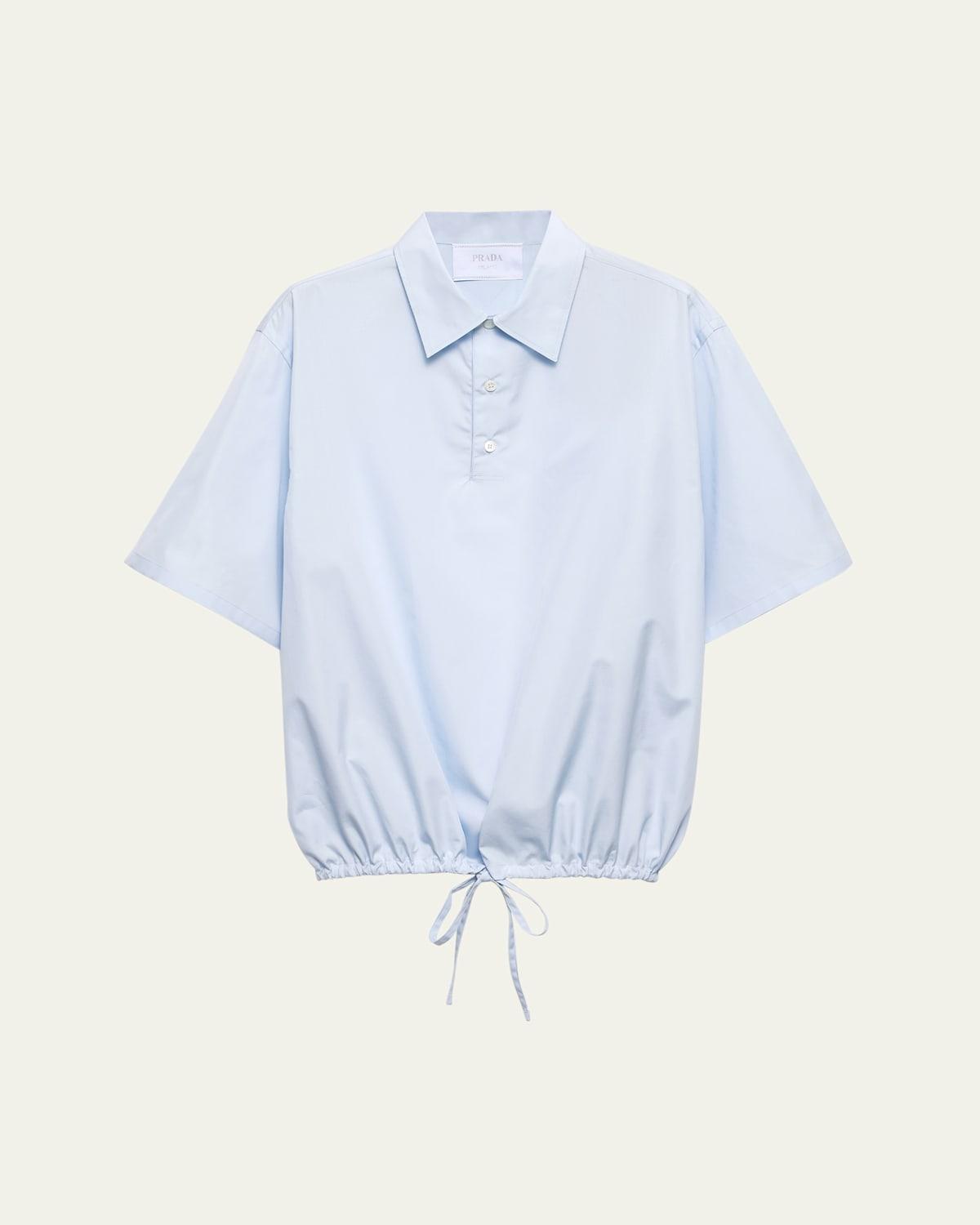 Mens Divisa Cotton Drawstring-Hem Polo Shirt Product Image