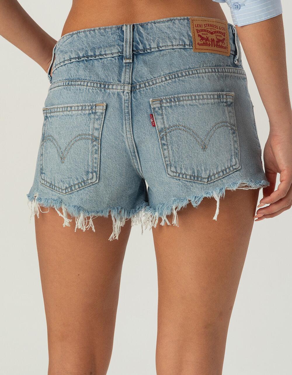 LEVI'S Superlow Womens Loose Shorts - Bogus Question - LT BLAST Product Image