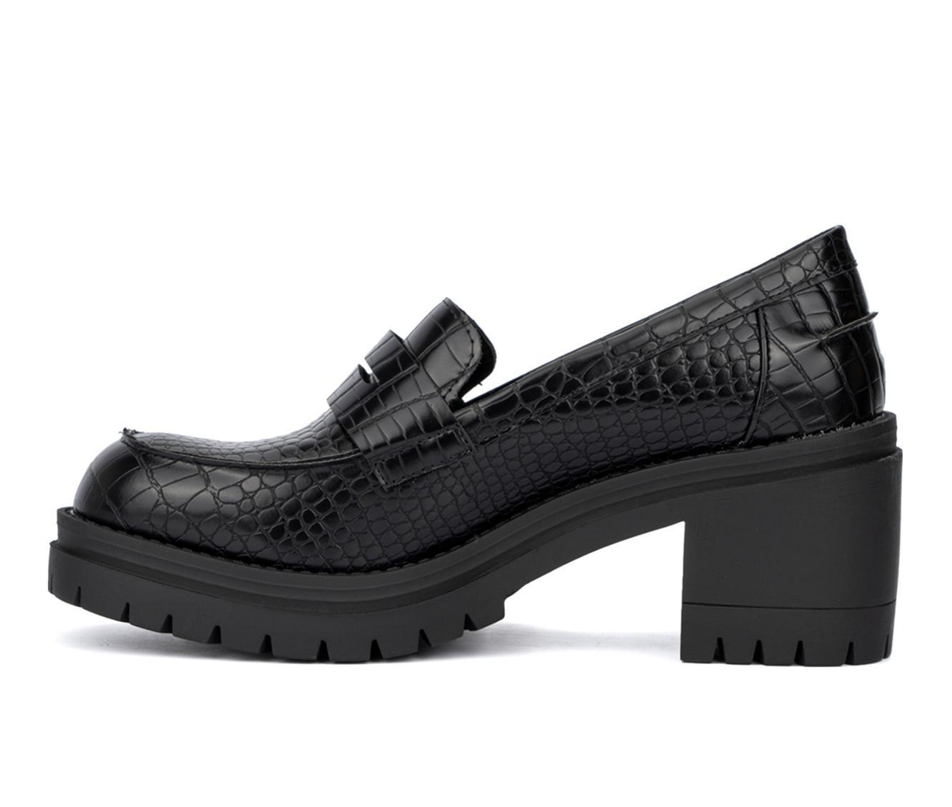 Women's New York and Company Penni Heeled Loafers Product Image