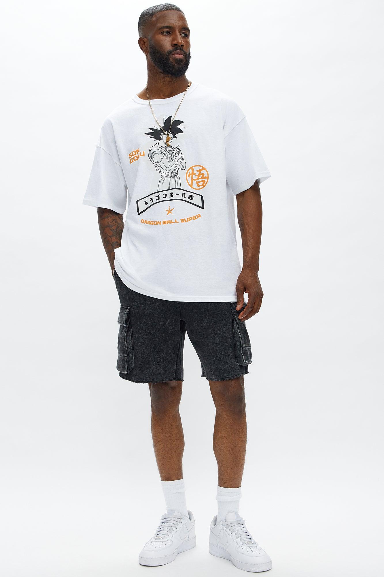 Dragon Ball Super Son Goku Short Sleeve Tee - White Male Product Image