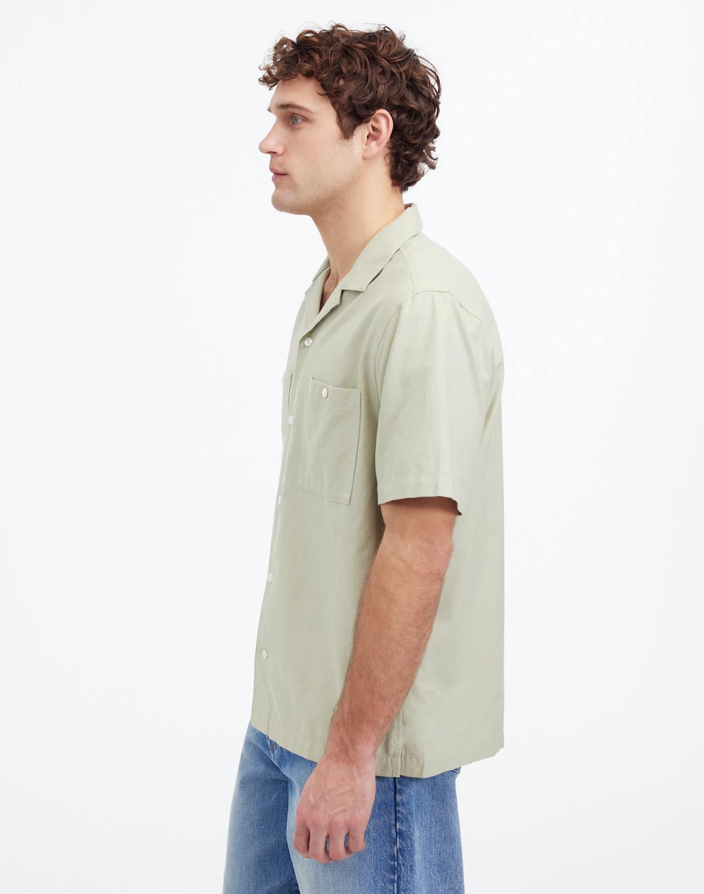 Camp Collar Short-Sleeve Shirt in Everyday Twill Product Image