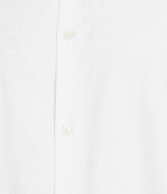 Murano Slim Fit Floral Jacquard Long Sleeve Woven Shirt Product Image