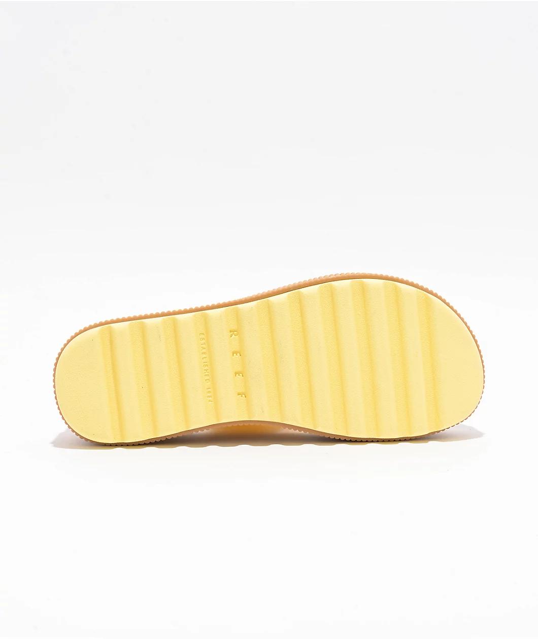 Reef Water Vista Higher Pale Banana Platform Sandals Product Image