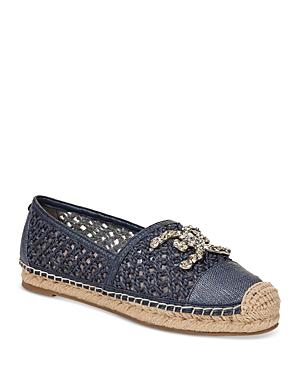 Sam Edelman Khiara Raffia Logo Detail Inspired Espadrille Flats Product Image