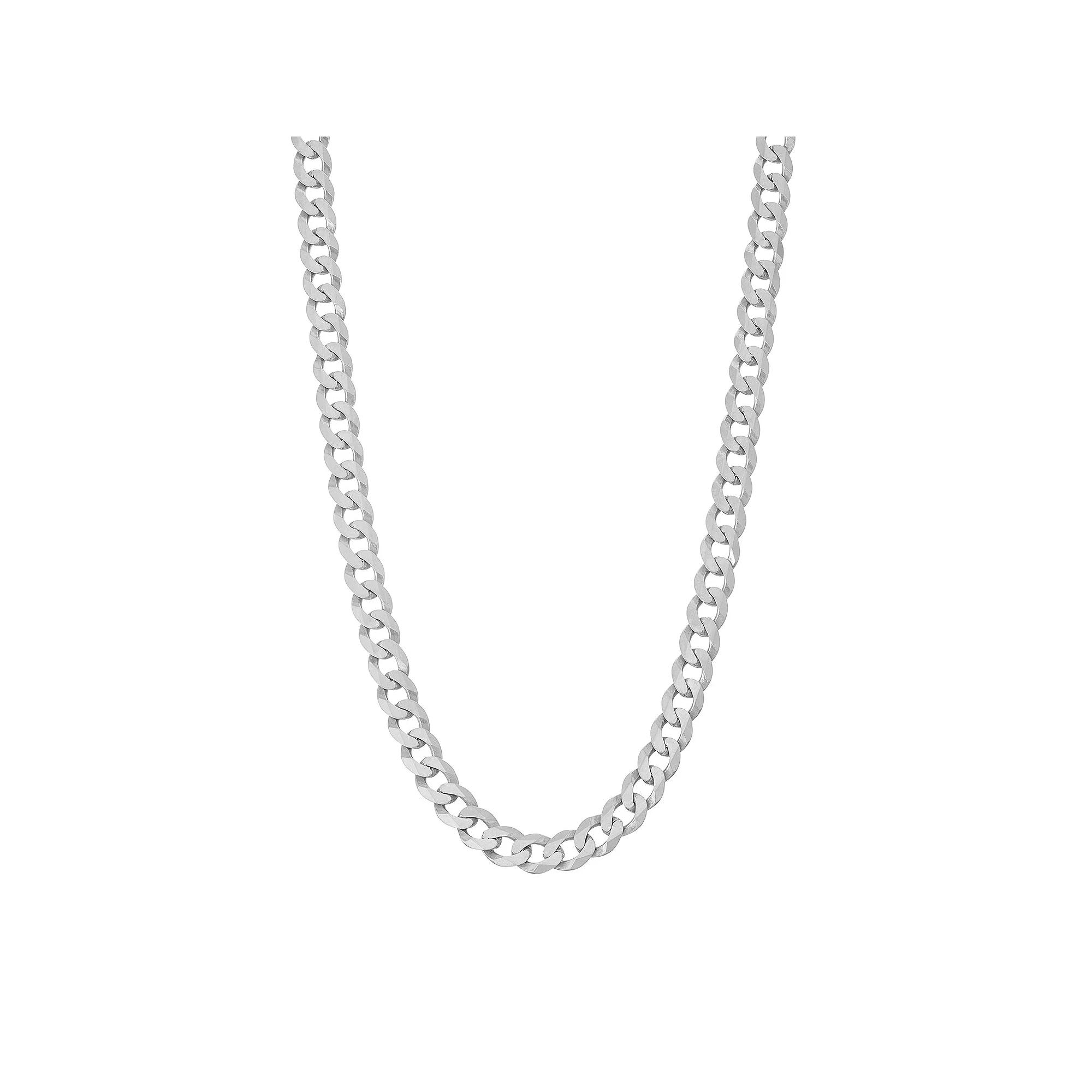 Giorgio di Vicenza Men's Sterling Silver Cuban Curb Chain Necklace, Size: 30", Gold Tone Product Image