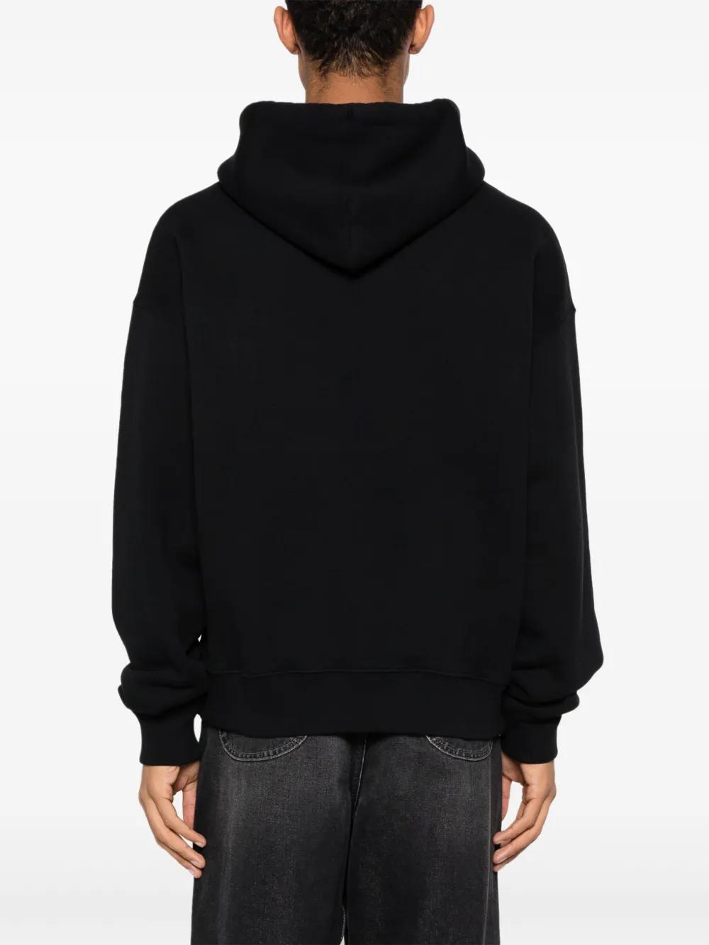 logo-print cotton hoodie Product Image