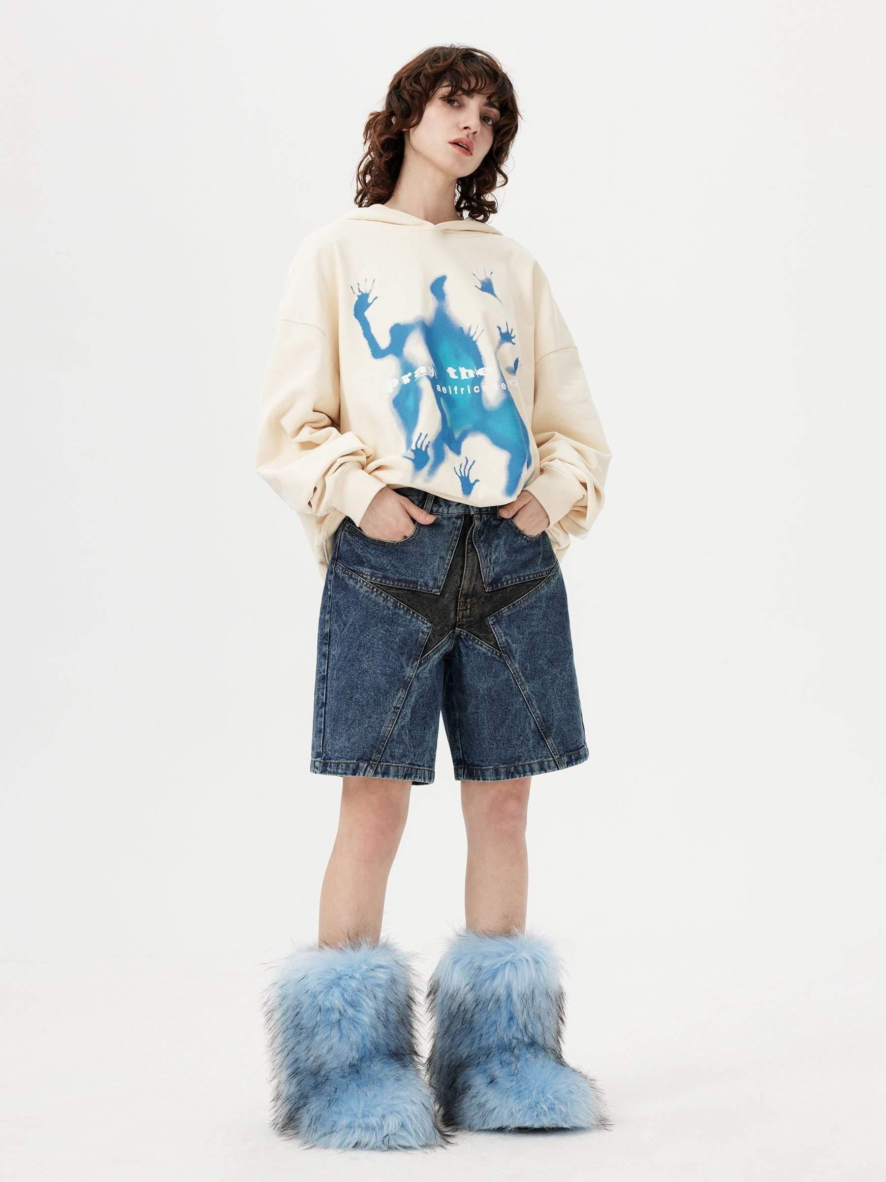 Aelfric Eden Abstraction Shadow Graphic Hoodie Product Image