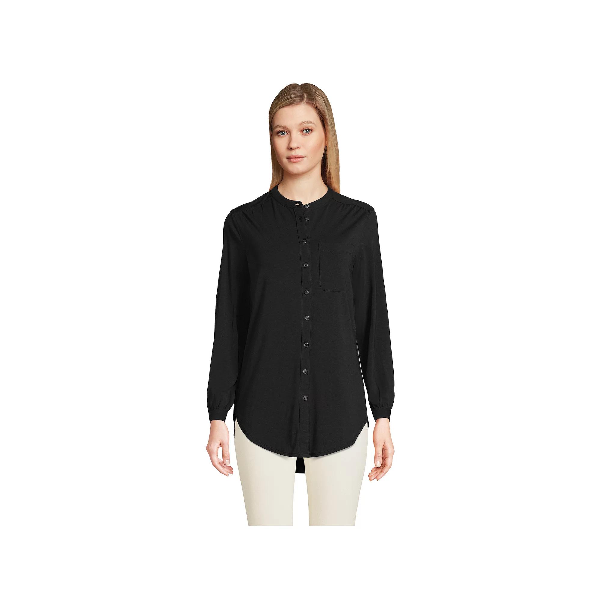 Women's Lands' End Long Sleeve A-Line Tunic,  Product Image