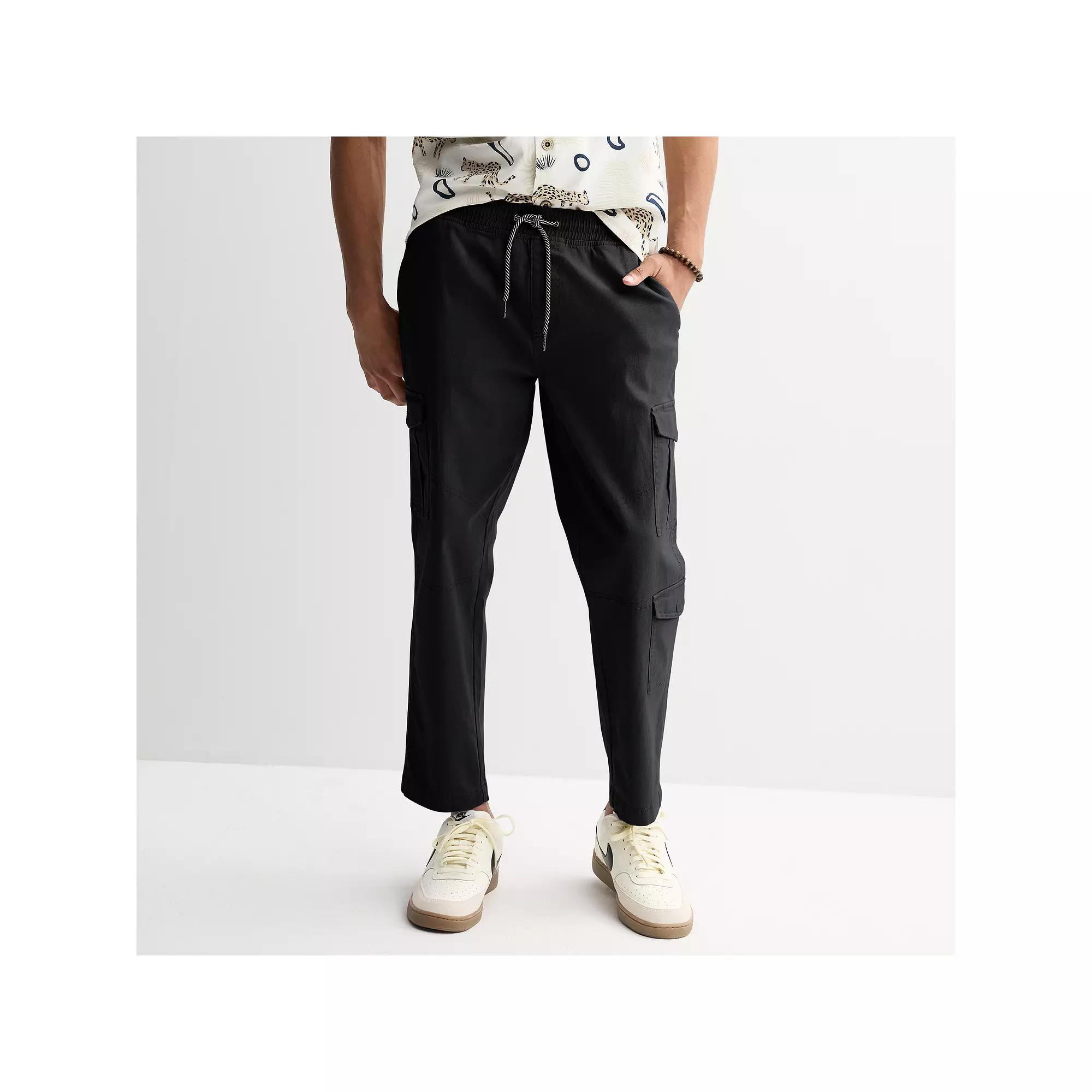 Men's Retrofit Cargo Pants, Size: Small, Black Product Image