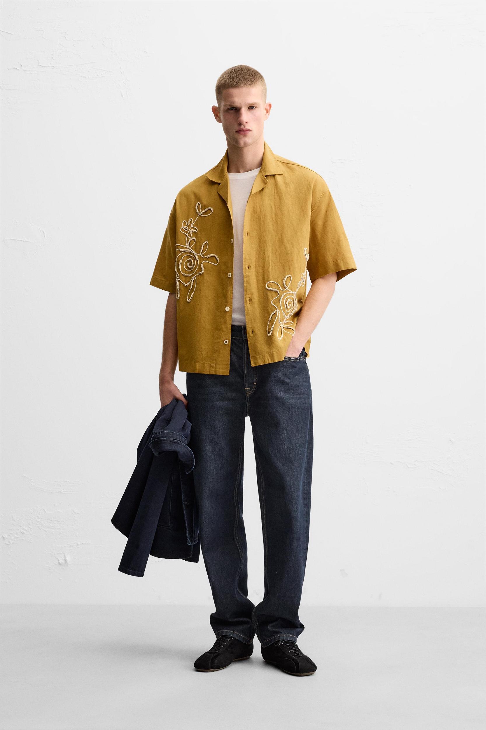 BEADED EMBROIDERY SHIRT Product Image