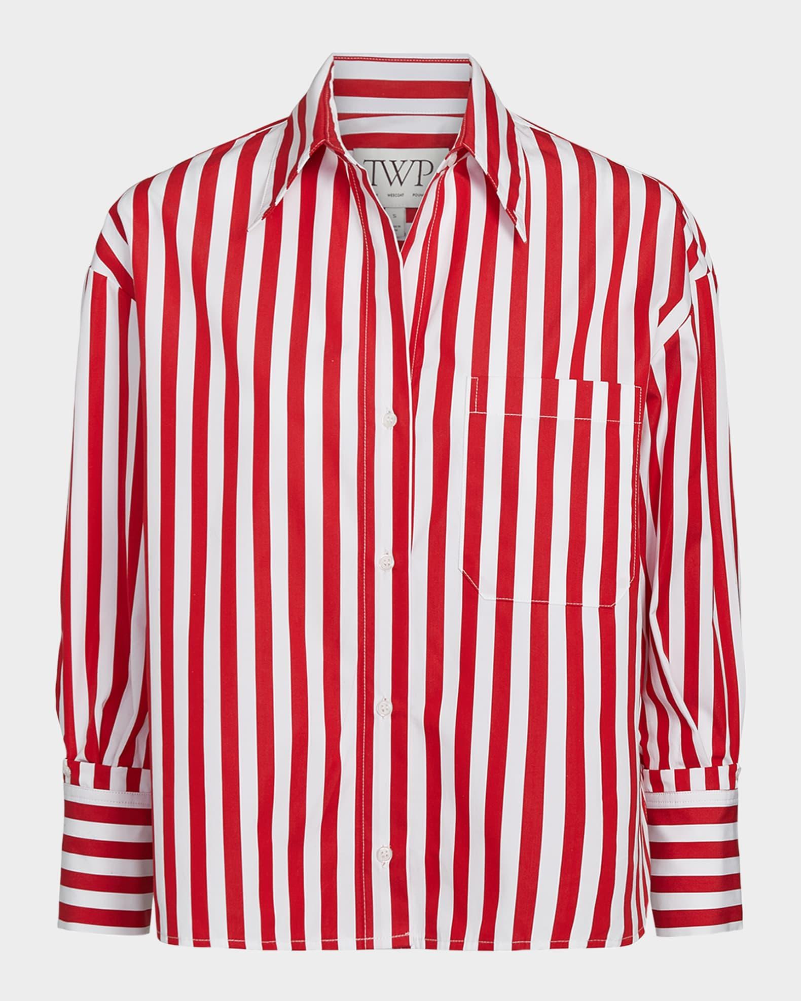 J.D. Striped Button-Front Shirt Product Image