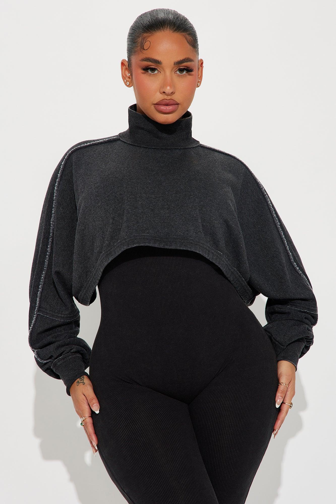 Got To Be Real Jumpsuit Set - Black Product Image