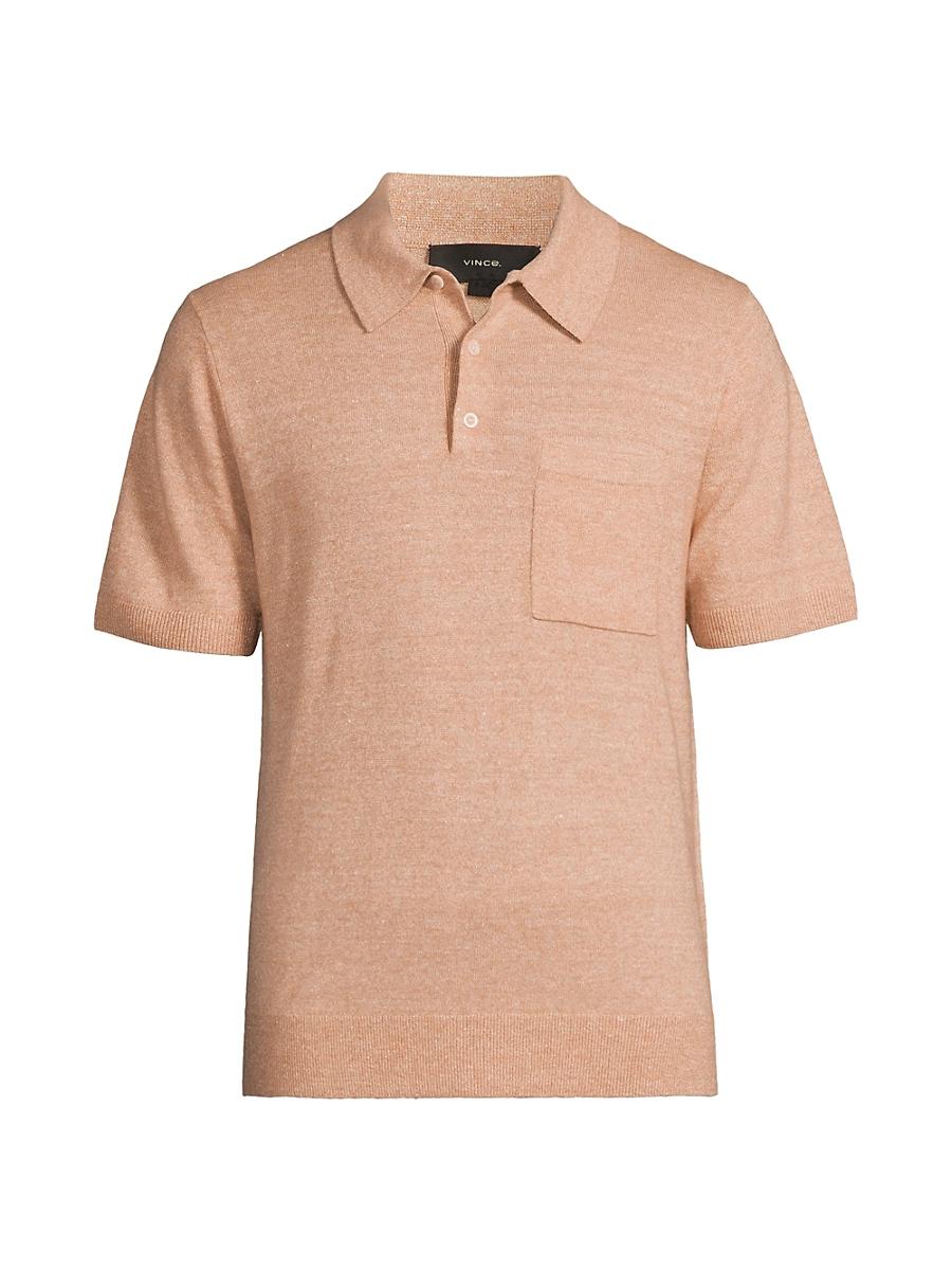 Mens Pocket Knit Polo Shirt Product Image
