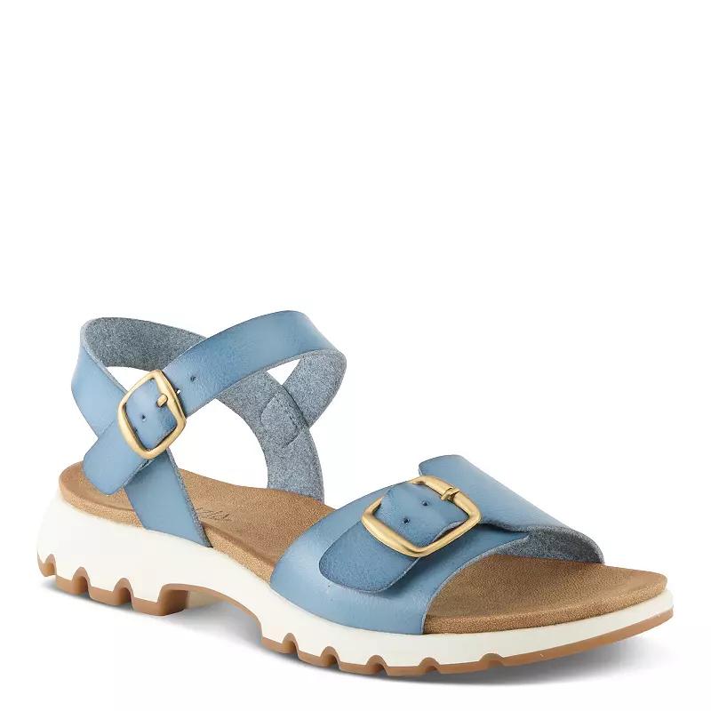Patrizia Women's Bunch Flat Sandals, Size: 41, Blue Product Image