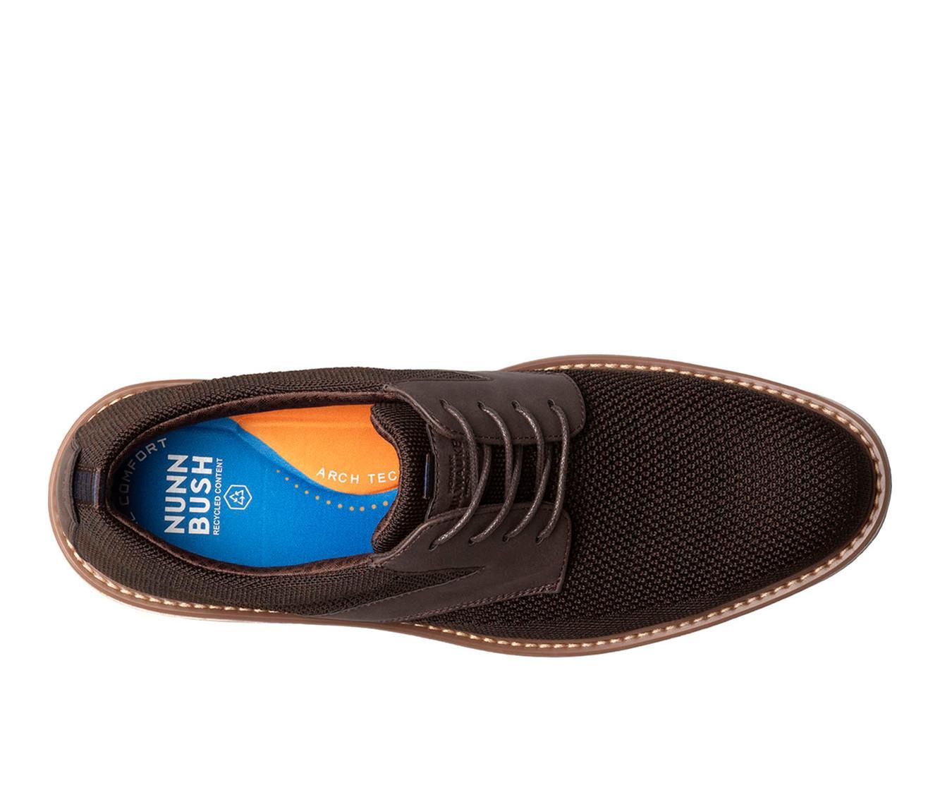 Men's Nunn Bush Griff Knit Plain Toe Oxford Casual Oxfords Product Image