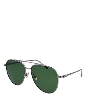 Mens 60MM Navigator Metal Sunglasses Product Image