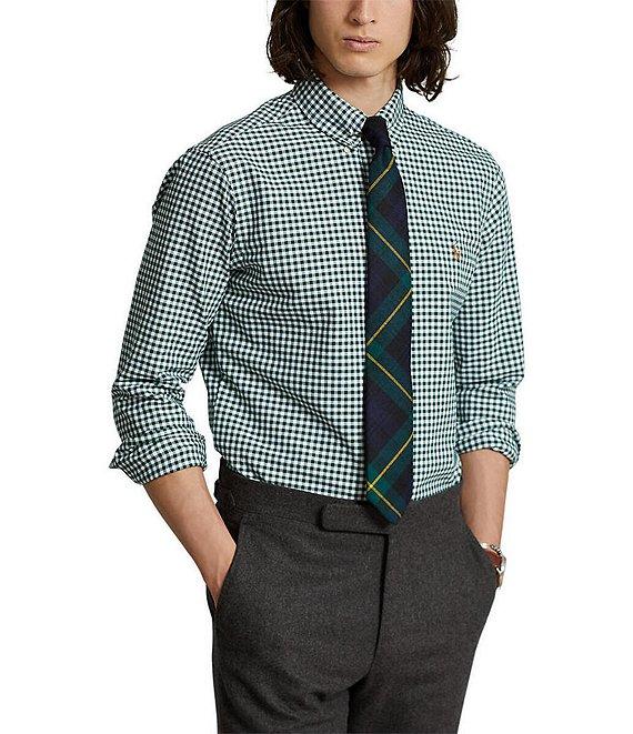 Polo Ralph Lauren Classic Fit Oxford Pine Long Sleeve Woven Shirt Product Image