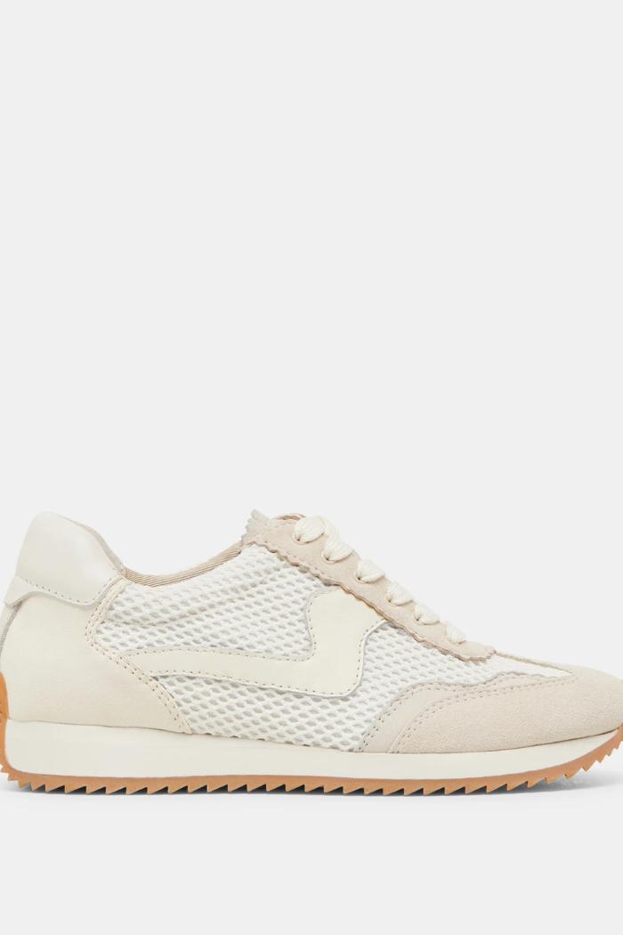 B.Ntcd Mesh Sneakers- White Woven Mesh Product Image