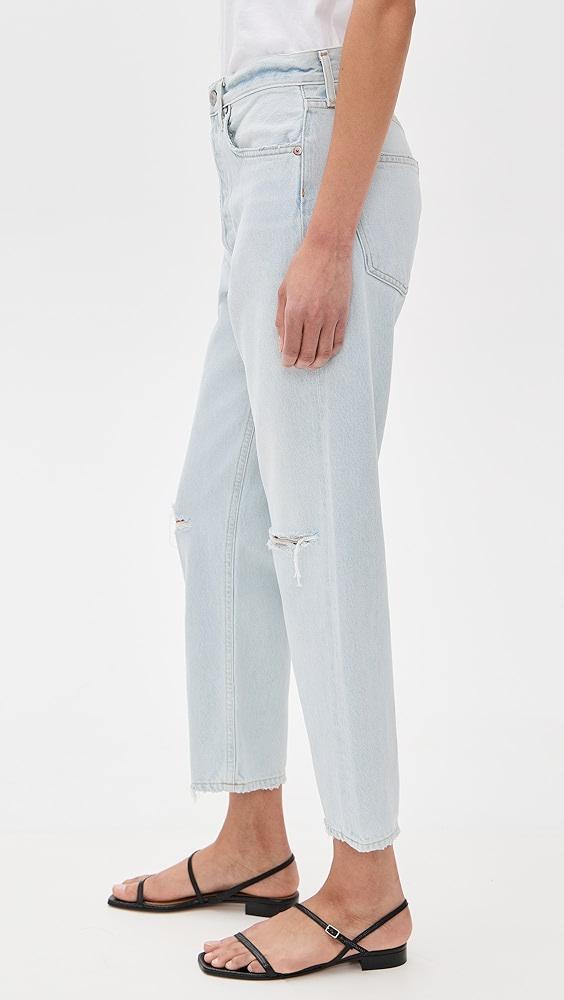 AGOLDE 90's Crop Mid Rise Loose Straight Jeans | Shopbop Product Image