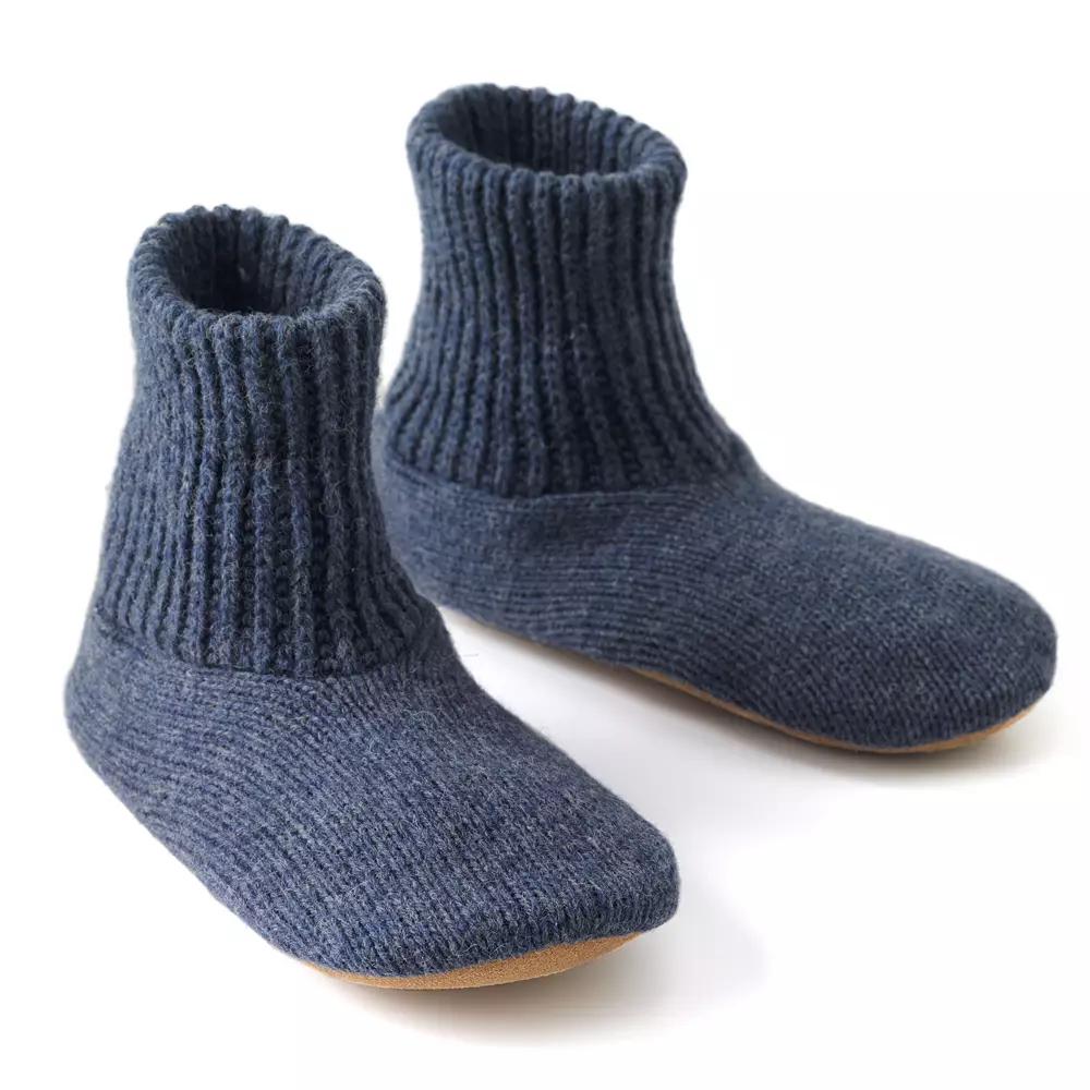 MUK LUKS Morty Ragg Wool Men's Slipper Socks,  Product Image