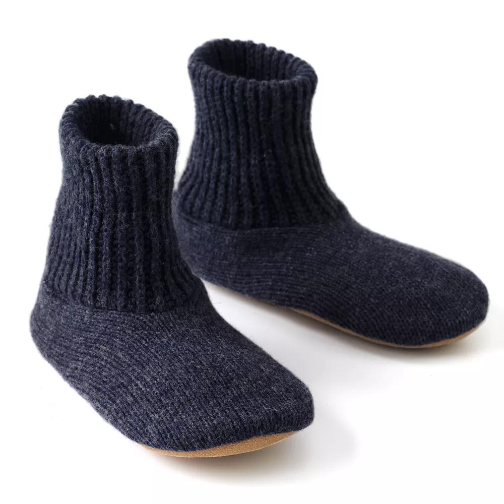 MUK LUKS Morty Ragg Wool Men's Slipper Socks,  Product Image