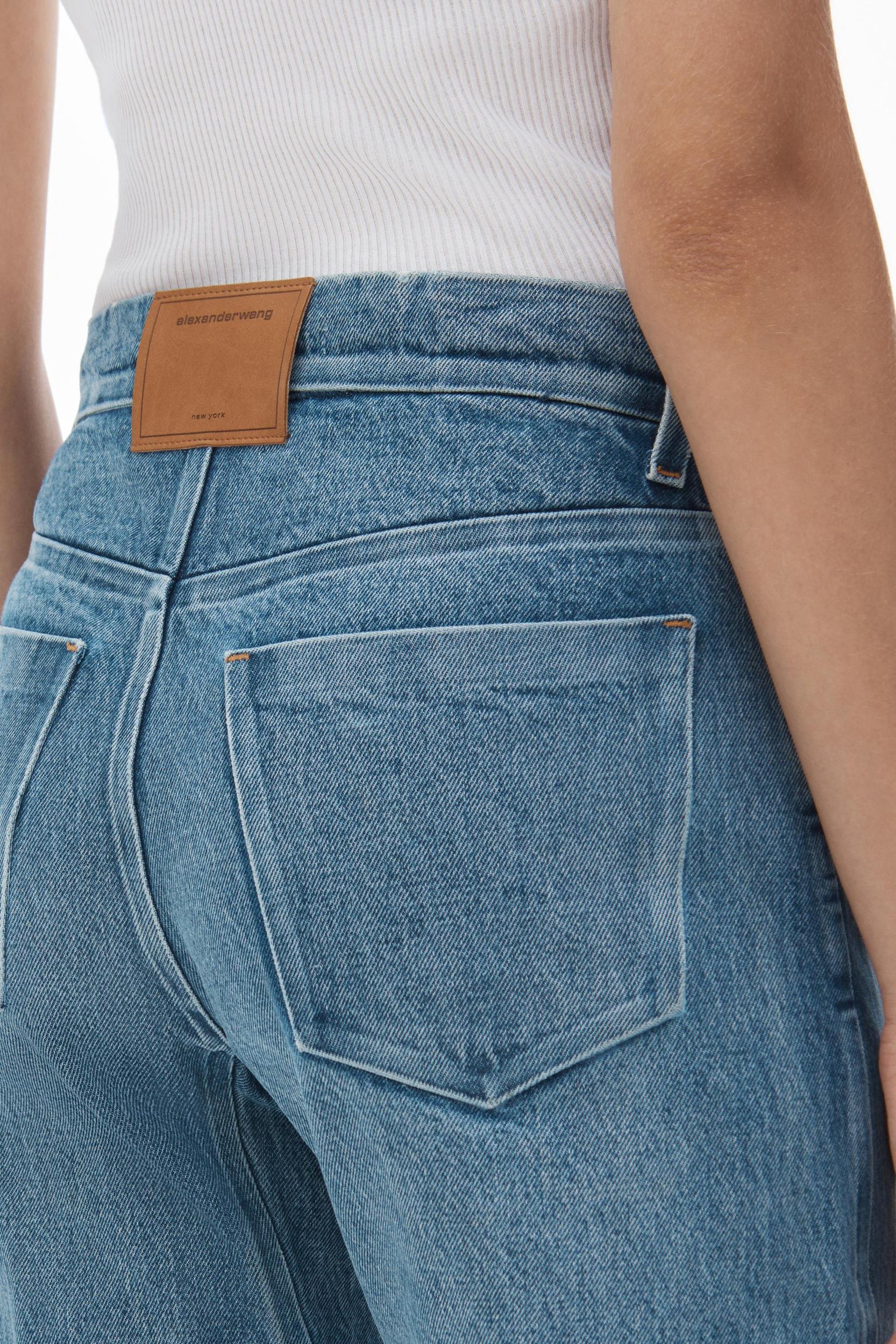 Low-rise Gusset Jeans In Medium Indigo Wash Product Image