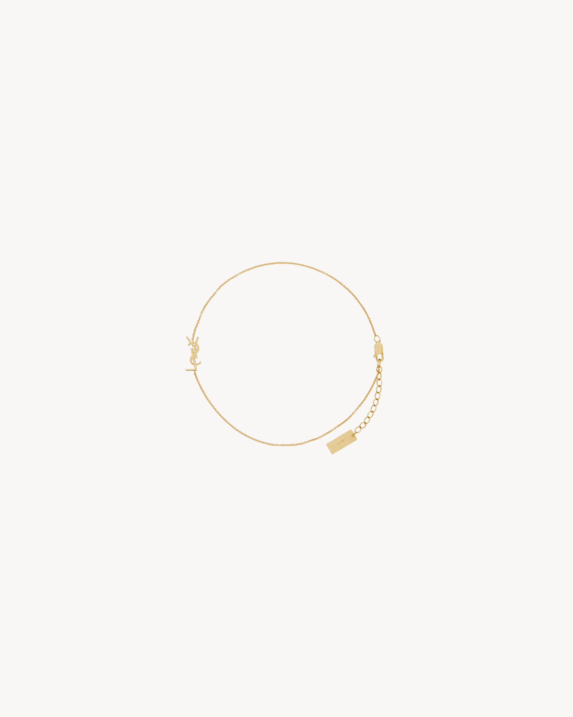CASSANDRE ankle bracelet in 18K yellow gold Product Image