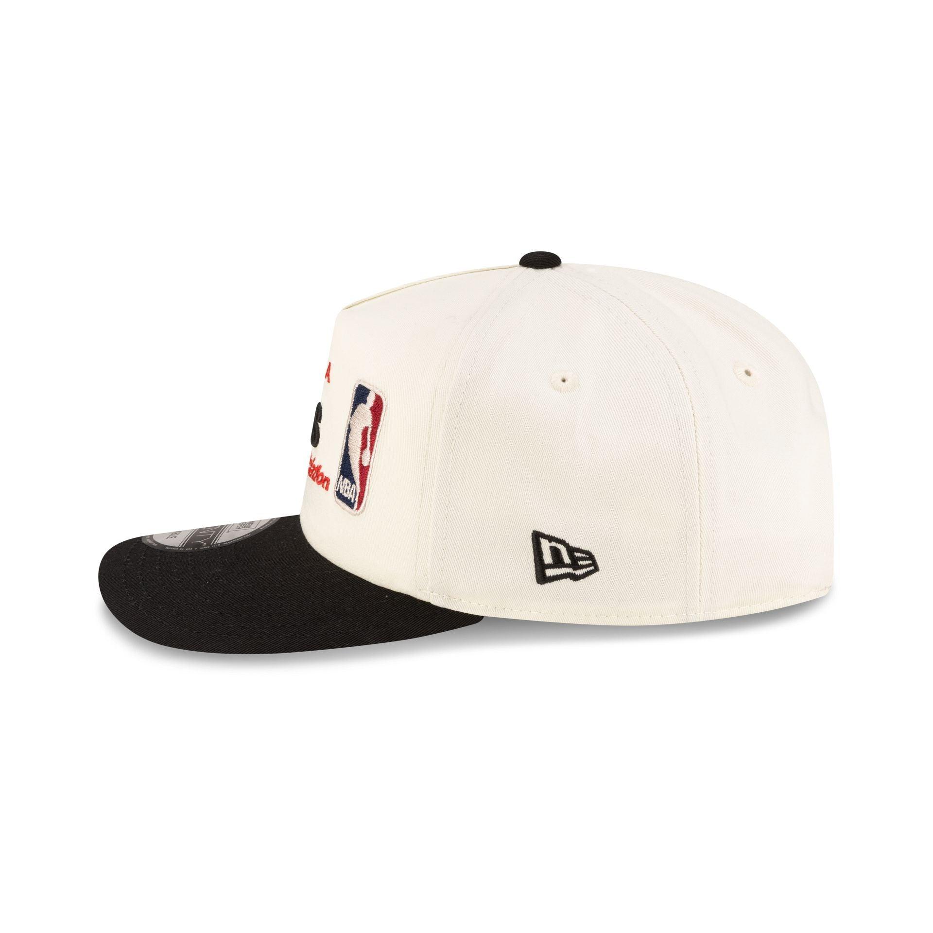 Philadelphia 76ers 1997-2009 Hardwood Classics Sign Stack Chrome White 19TWENTY Adjustable Hat Male Product Image
