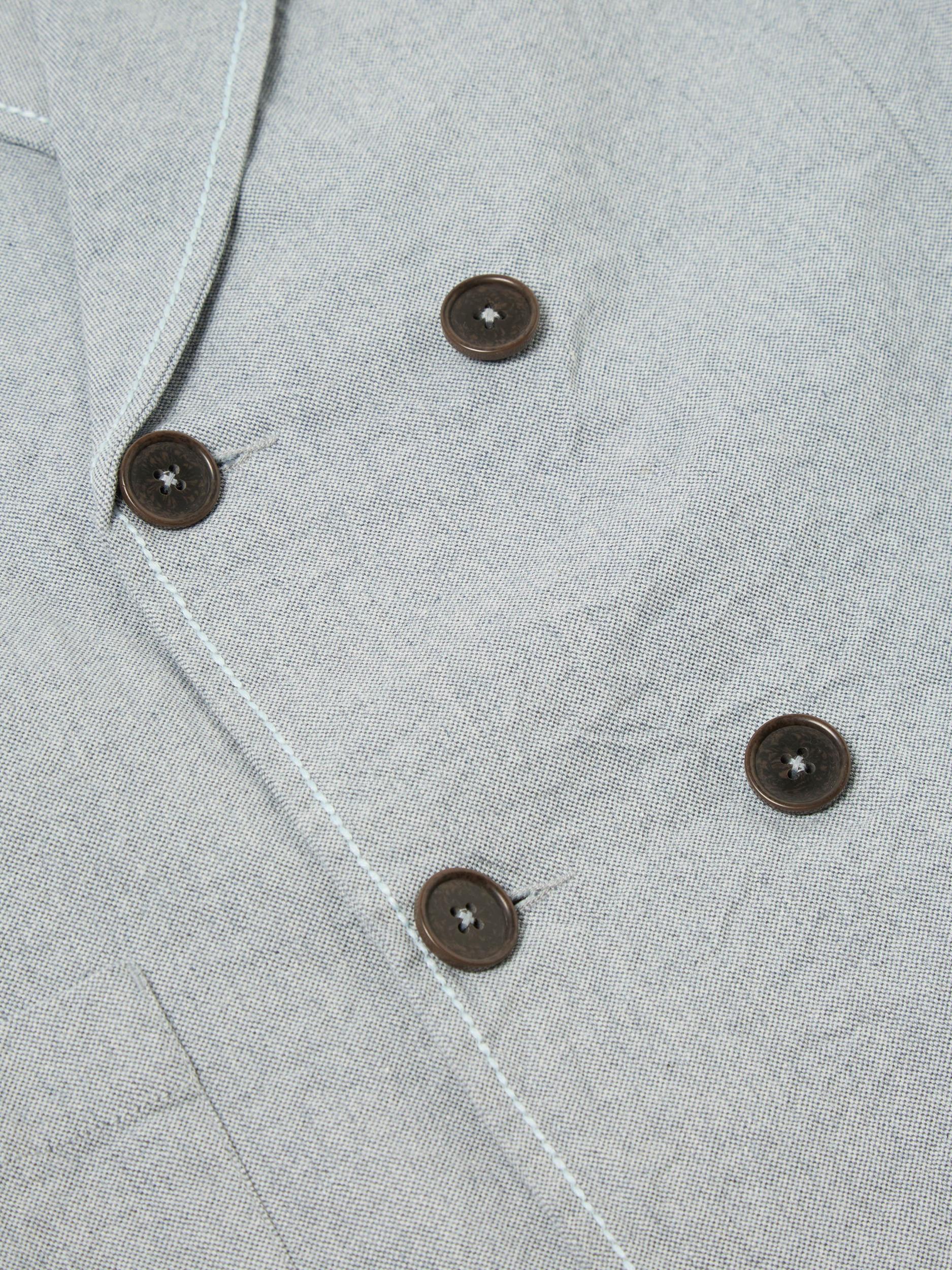 Indigo Reworked Jean Cloth Manor Jacket Product Image