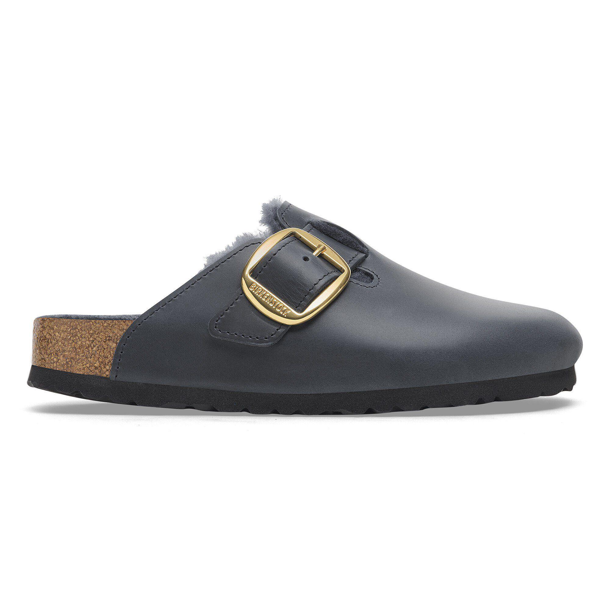 Boston Big Buckle Shearling Natural Leather Oiled Product Image