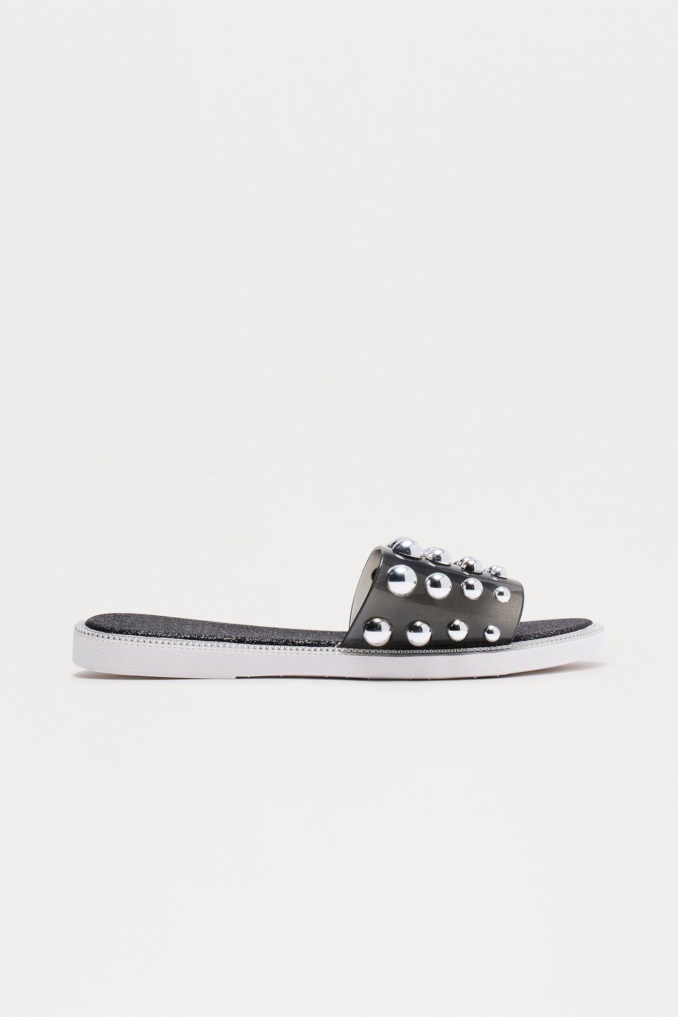 Lessa Studded Sandals - Black Product Image