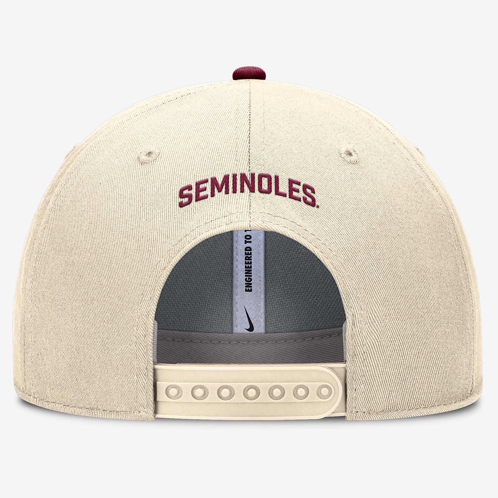 Florida State Primetime Rise Men's Nike Dri-FIT College Trucker Adjustable Hat Product Image
