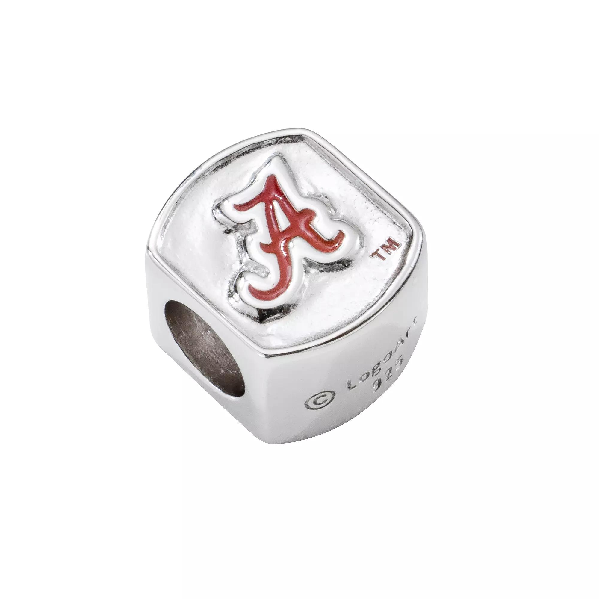 LogoArt Alabama Crimson Tide Sterling Silver Bead, Women's, Red Product Image