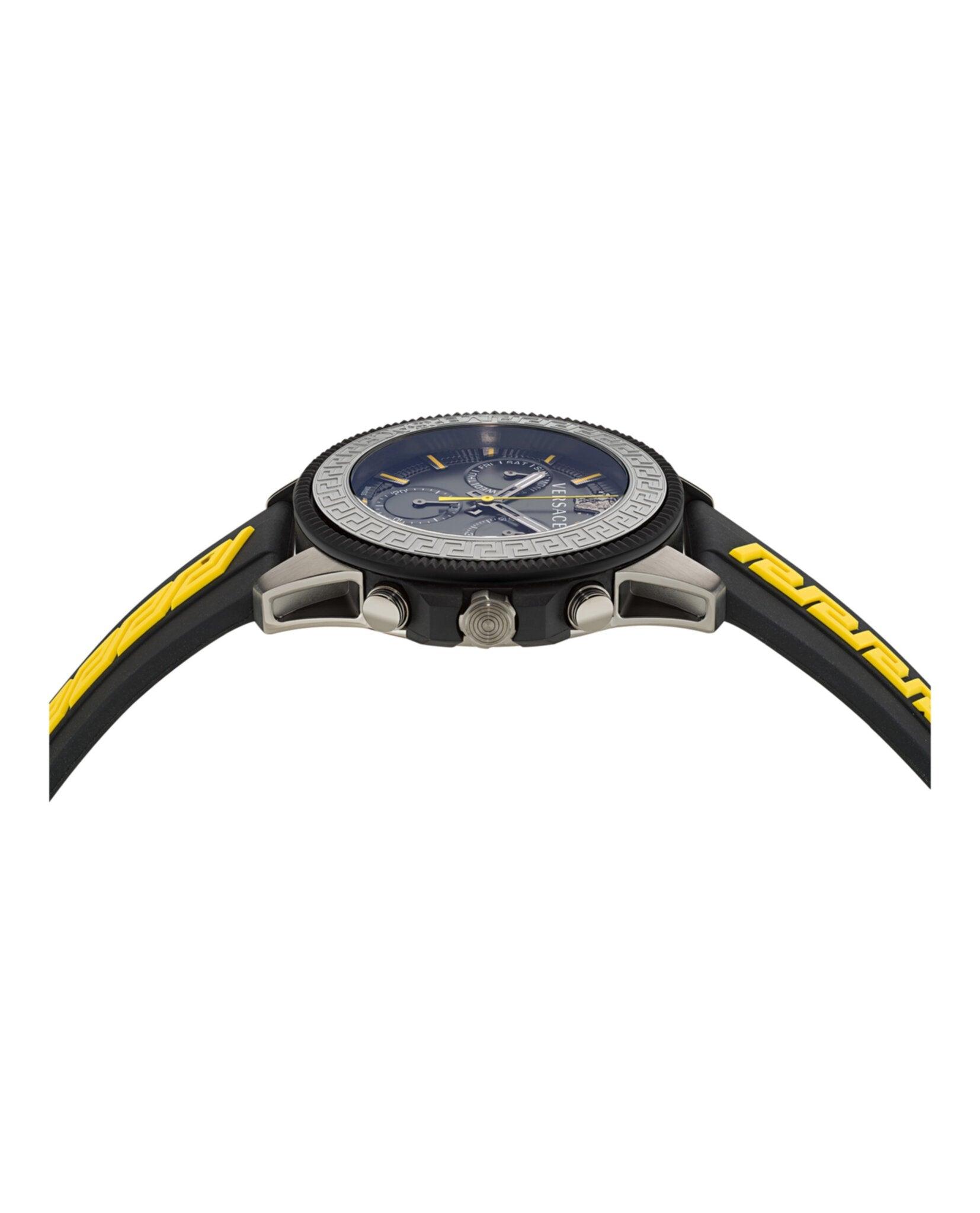Versace Greca Action Chrono Silicone Watch Product Image