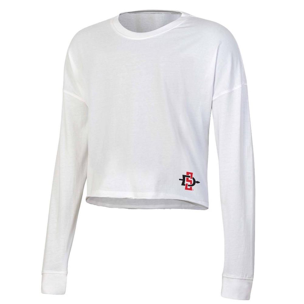 NCAA Memphis Tigers Women's White Long Sleeve T-Shirt - S Product Image