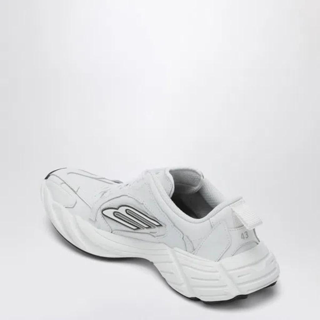 BALENCIAGA Men White Cowskin And Polyester Monday Shoe Sneakers Product Image