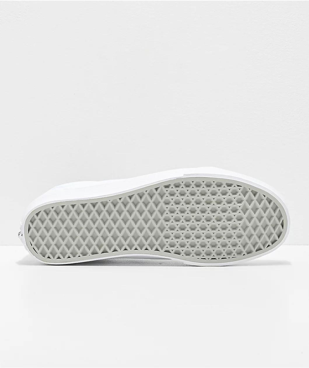 Vans Old Skool Mono White Skate Shoes Product Image